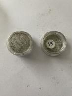 Glitzerpuder 15 Dunkelsilber - Polymer Clay / Modelliermasse - #588118