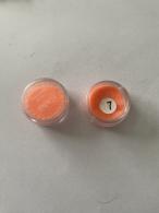 Glitzerpuder 7 Neonorange – Polymer- und Modelliermasse - #588110