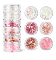 Glitzerpuder C3 rosa-weiß - Polymer Clay / Modelliermasse - #588059