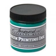 Jacquard-Siebdruckfarbe 118 ml, deckend grün - #588961