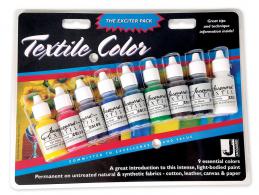 Jacquard Textile Paint Set 9 pieces 14 ml - #592600