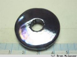 Keramiek Schijf paars AB 33 mm - #7411