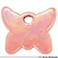 Keramik Schmetterling rosa (7892) - #11122