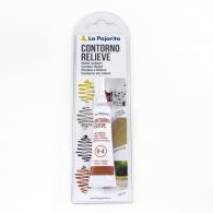 La Pajarita Relief Outliner Copper 20ml - #597382