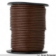 Leather Cord dark brown - roll (95050102) - #14705