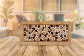 Little Creations - LC DIY Pakket Mozaïek Borrelplank - Zand - #598865