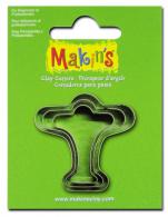 Makins Keksform Flugzeug 3-teilig - Polymer Clay | Modelliermasse - #172128