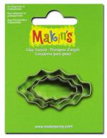 Makins Modelliermasse-Keksform Stechpalmenblatt 3-teilig - #172130