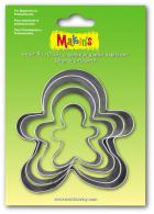 Makins Modelliermasse Lebkuchenmann 4-teilig - #172139