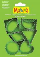 Makins Wellenausstecher, 9-teilig – Modelliermasse - #172150