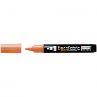 Marvy Uchida Textile Paint Marker Bold Neon Orange - #598226