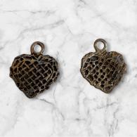 Metal Charm shell big - #10693