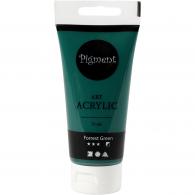 Pigment Art Acrylic Paint Forrest Green 75 ml - #597539