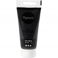 Pigment Art Acrylic Paint Mars Black 75 ml - #598146