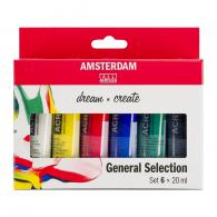 Royal Talens - Talens Amsterdam Acrylset 6x20 ml - #597745