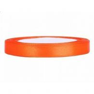 Satin ribbon 6 mm 25 m Orange - #598306