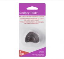 Sculpey Ausstechformen, unregelmäßiges Oval, 3 Stück – Modelliermasse - #189765