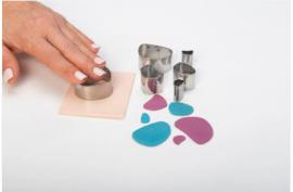 Sculpey Ausstechformen, unregelmäßiges Oval, 3 Stück – Modelliermasse - #189765