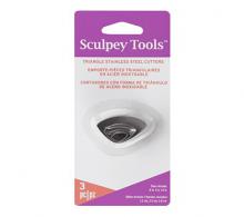 Sculpey Ausstechformen in unregelmäßiger Dreiecksform, 3 Stück – Modelliermasse - #193297
