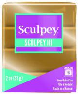 Sculpey Clay III Schmuck Gold - 57 g - Polymerknete / Modelliermasse - #294316