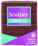Sculpey Clay III Schokolade 57 g - Polymerknete / Modelliermasse - #294266