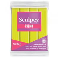 Sculpey Premo Accent Yellow Fluor - Polymerknete / Modelliermasse - #19327