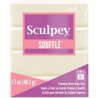 Sculpey Soufflé-Knete Elfenbein 48 g – Flexible Polymerknete - #282425