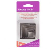 Sculpey Unregelmäßige quadratische Ausstechformen, 3 Stück – Polymer Clay - #193298