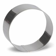 Shape Circle 10 cm stainless steel silver - #81519