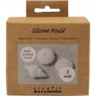 Silikon-Formwerkzeuge Seestern &amp; Muschel klein - Modelliermasse - #594061