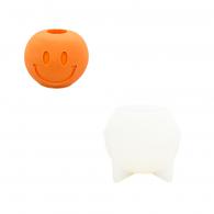 Silikonformwerkzeug 9,5 x 7,5 cm Smiley - Modelliermasse - #599070