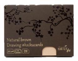 SMLT Haiku cards A6 325gr 22 sheets Natural Brown - #596883