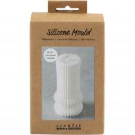 Tool CC Silikonform, gerippter Zylinder, 12,5 x 6 cm – Polymer Clay - #593657