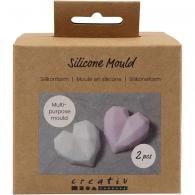Tools CC Facettierte Silikonformen (6 x 5,8 cm) – Modelliermasse - #594055