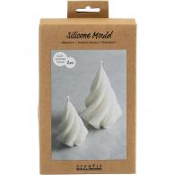 Tools CC Silikonform Weihnachtsbaum 8+11 cm - Modelliermasse - #593652