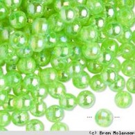 Vacuum beads trans Appelgoen Ab 6mm - 50st - #10654