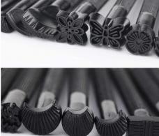 Werkzeuge 20 verschiedene Lederstempel - Polymer Clay / Modelliermasse - #311077