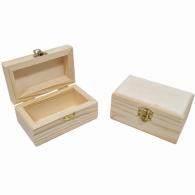 Wooden Box with Spherical Lid 10x6x5.4 cm - #599080