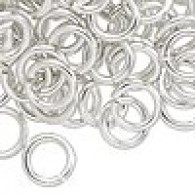 Zilveren Aluminium ring 6mm 18 Gauge- 50 stuks - #16775
